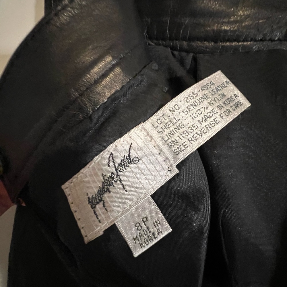 Jacqueline Ferrar vintage leather skirt